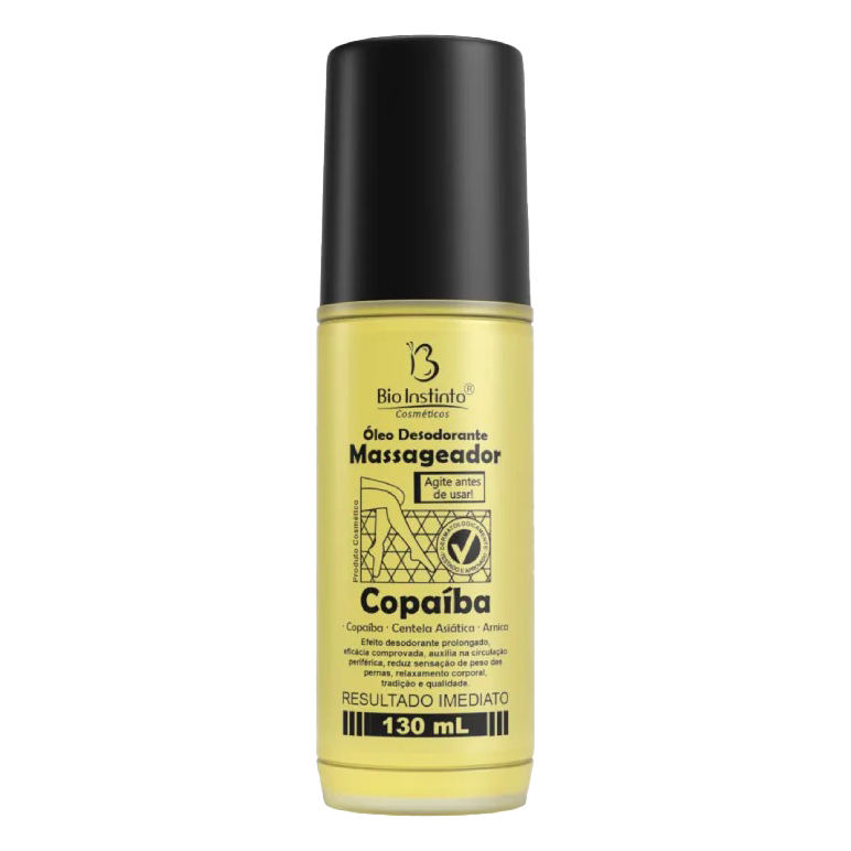 ÓLEO MASSAGEADOR BIO INSTINTO COPAÍBA 130ML