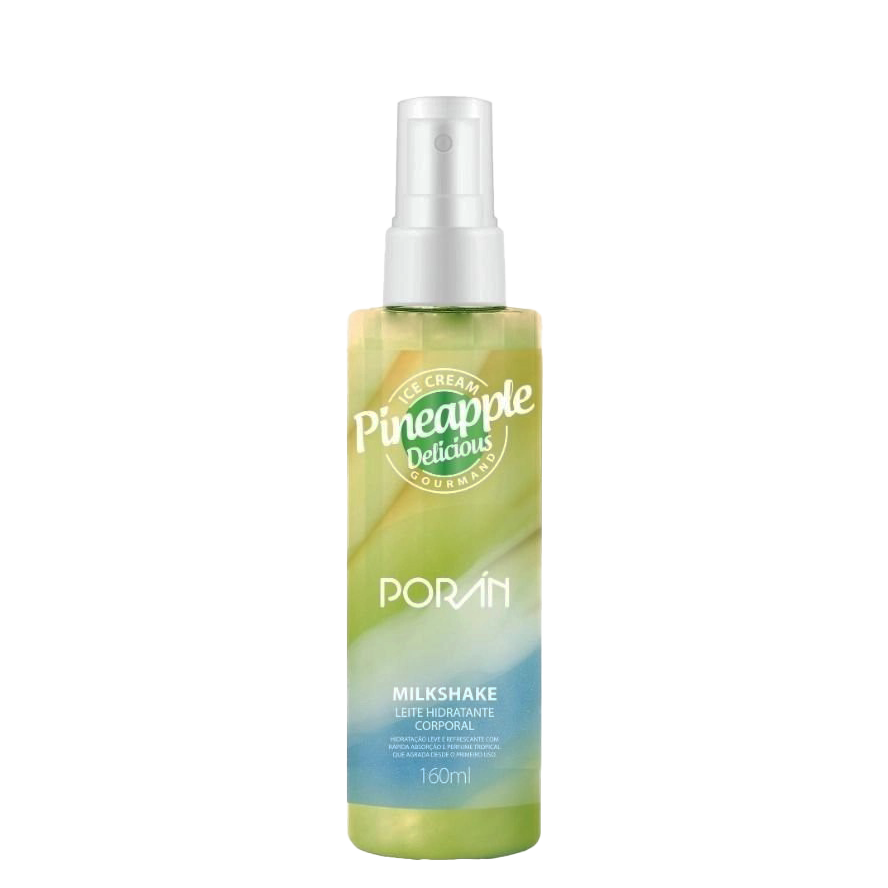 HIDRATANTE CORPORAL PORÁN MILKSHAKE ICE CREAM PINEAPPLE DELICIUS GOURMAND 160ML