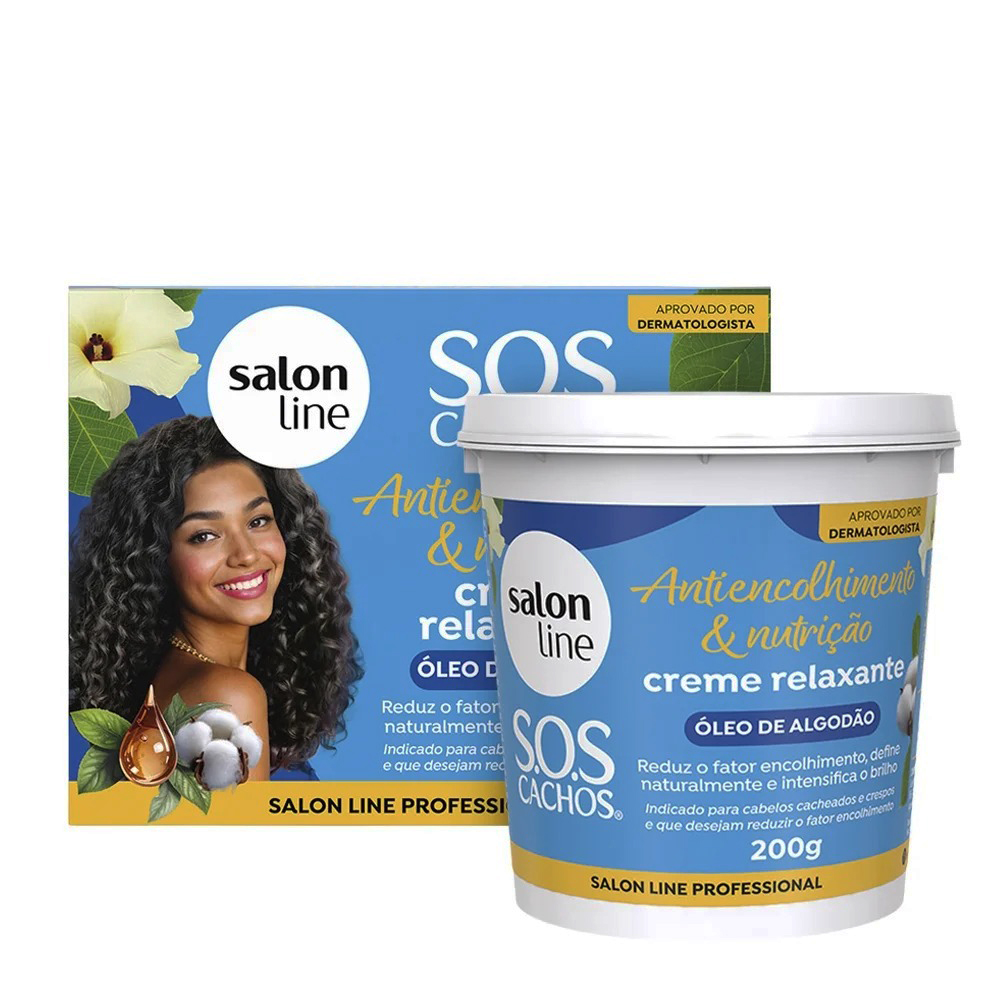 CREME RELAXANTE S.OS CACHOS ÓLEO DE ALGODÃO