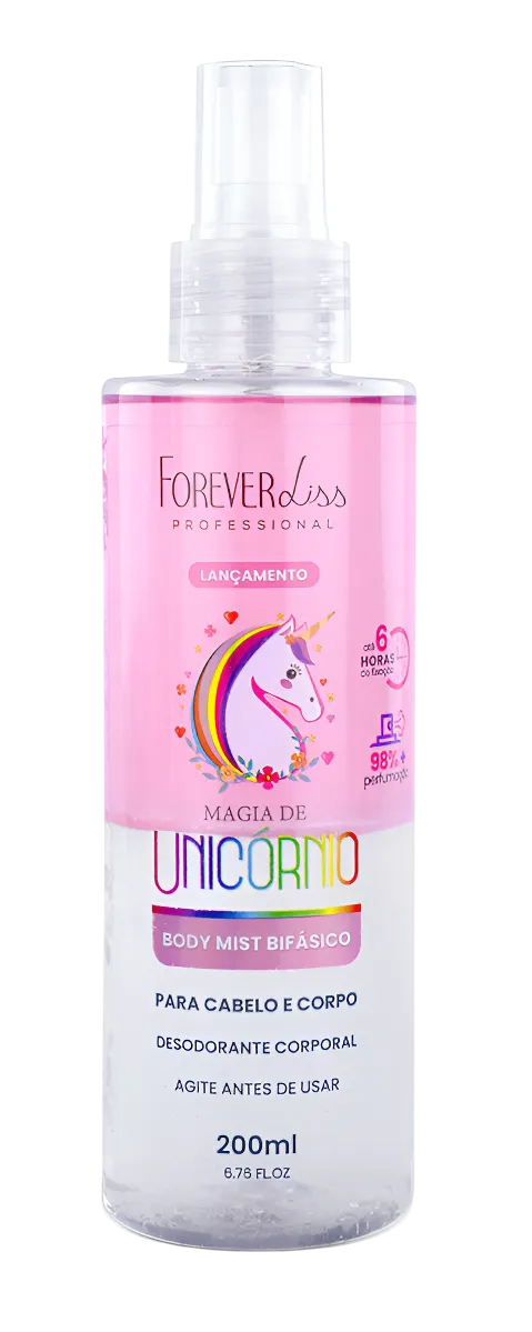Body Mist Forever Liss Magia de Unicórnio 200ml