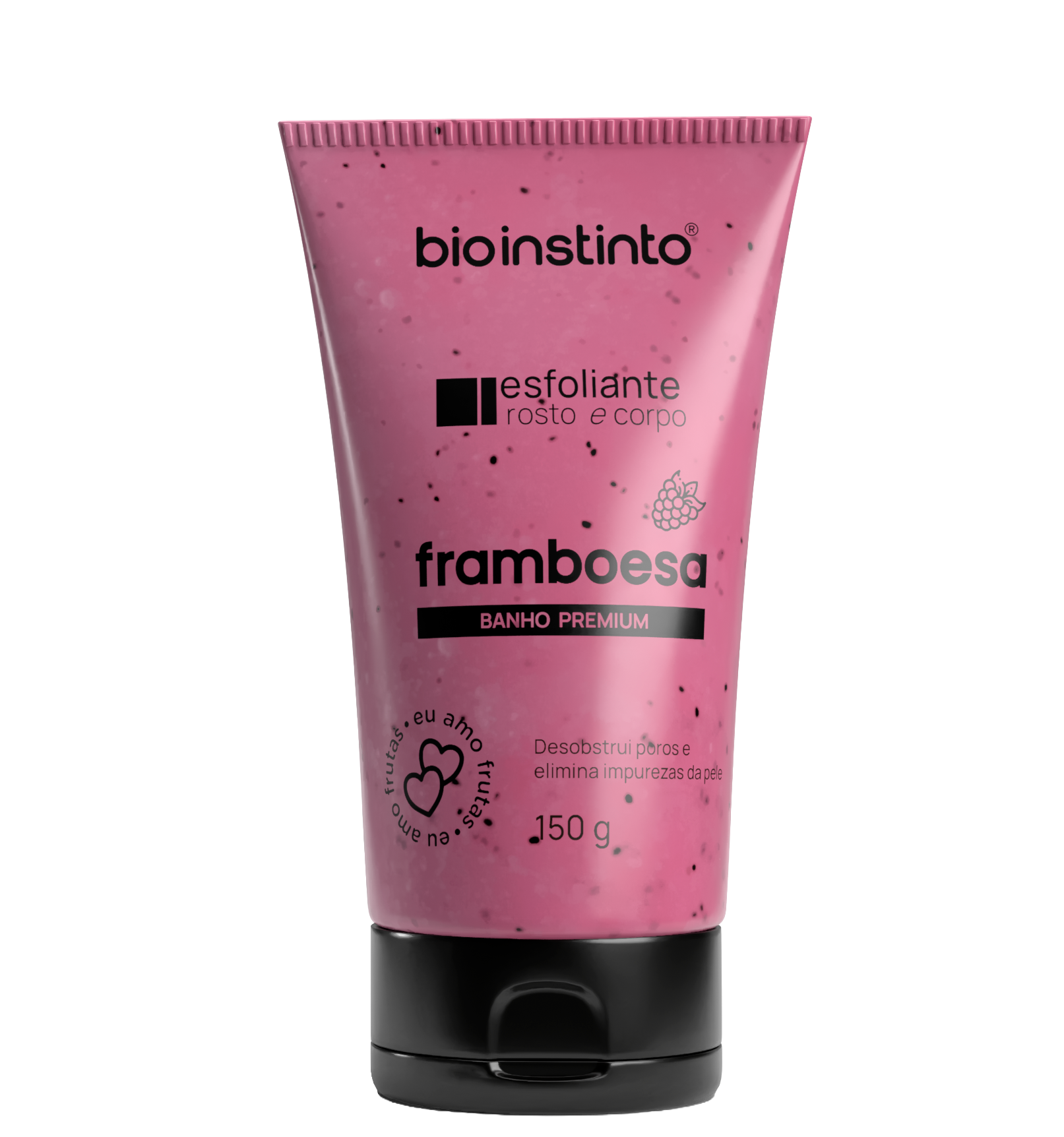 Esfoliante Rosto e Corpo Bio Instinto Framboesa 150g