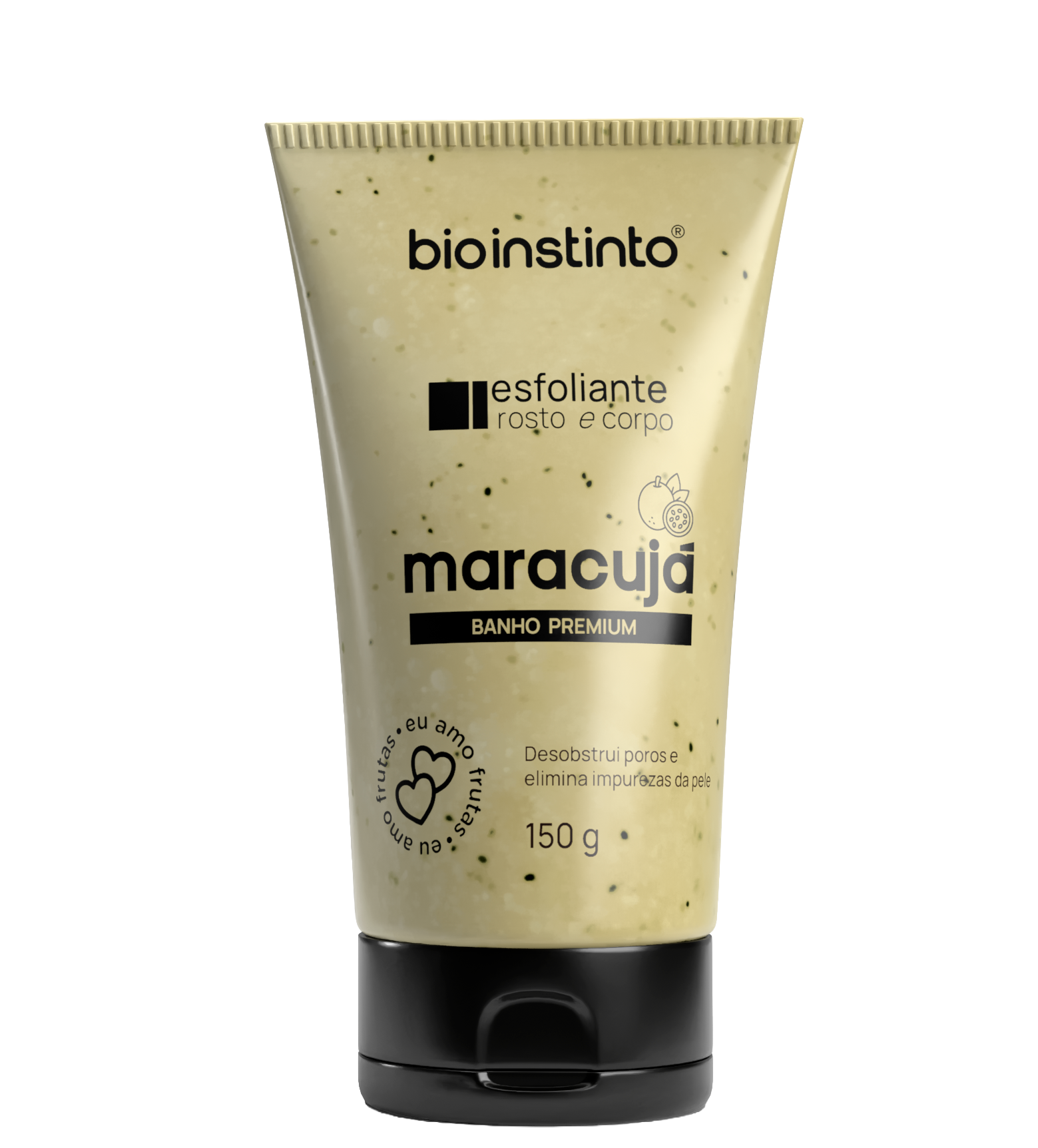 Esfoliante Rosto e Corpo Bio Instinto Maracujá 150g