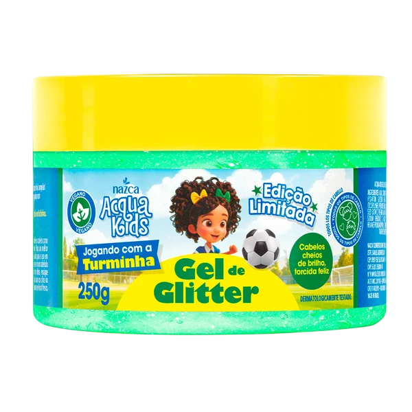 GEL DE GLITTER ACQUA KIDS JOGANDO COM A TURMINHA 250G