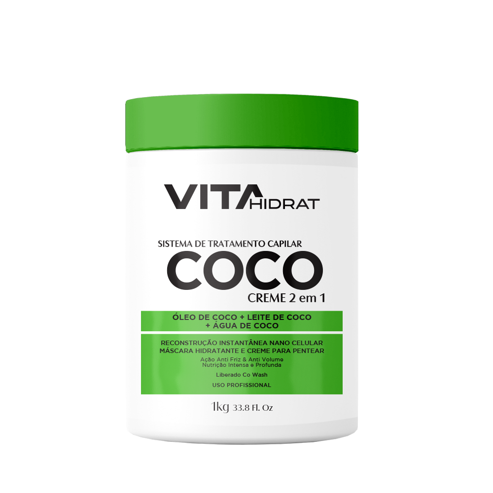 CREME 2 EM 1 VITAHIDRAT COCO 1KG