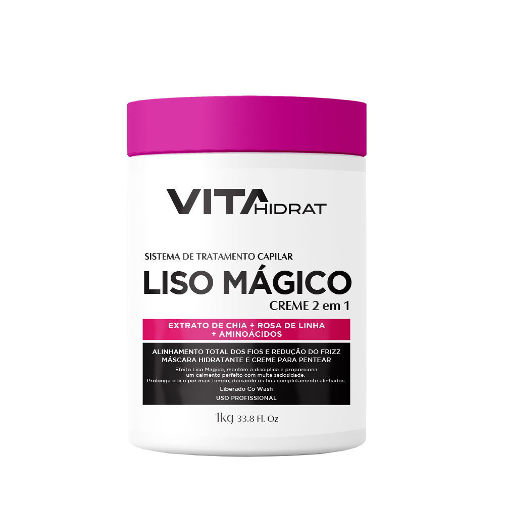 CREME 2 EM 1 VITAHIDRAT LISO MÁGICO 1KG