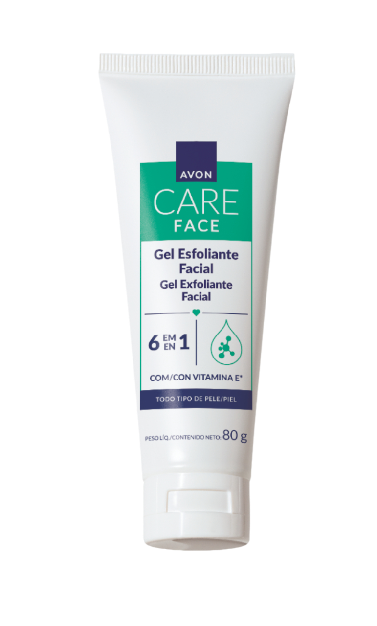 GEL ESFOLIANTE FACIAL AVON CARE 80G