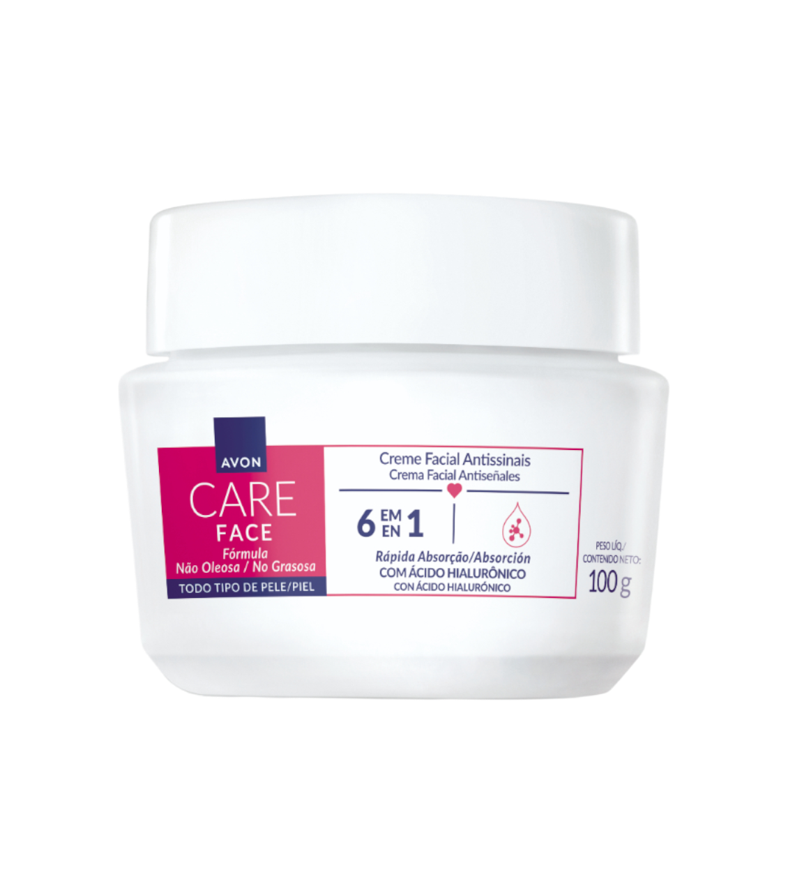 CREME FACIAL AVON CARE ANTISSINAIS 100G