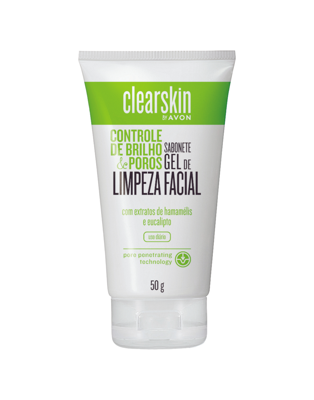 SABONETE GEL FACIAL AVON CLEARSKIN CONTROLE DE BRILHO&POROS 50G