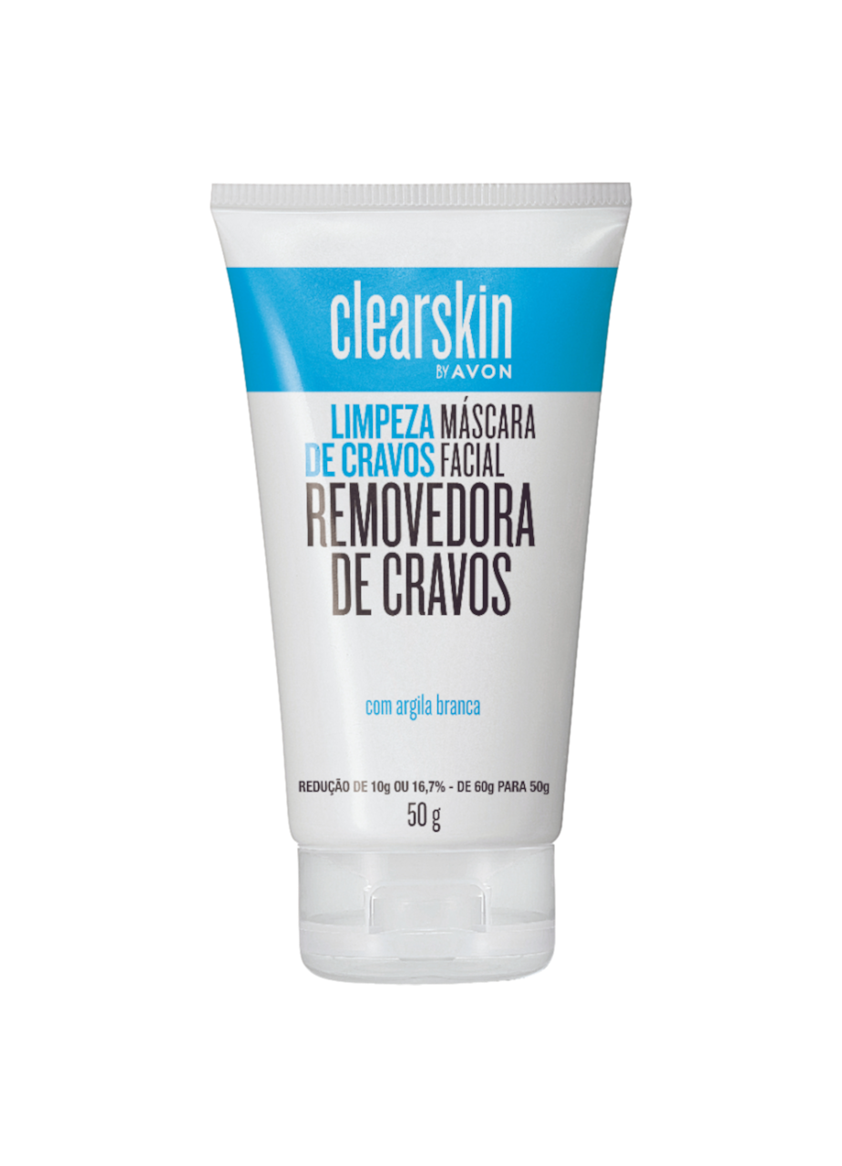 MÁSCARA FACIAL AVON CLEARSKIN REMOVEDORA DE CRAVOS 50G