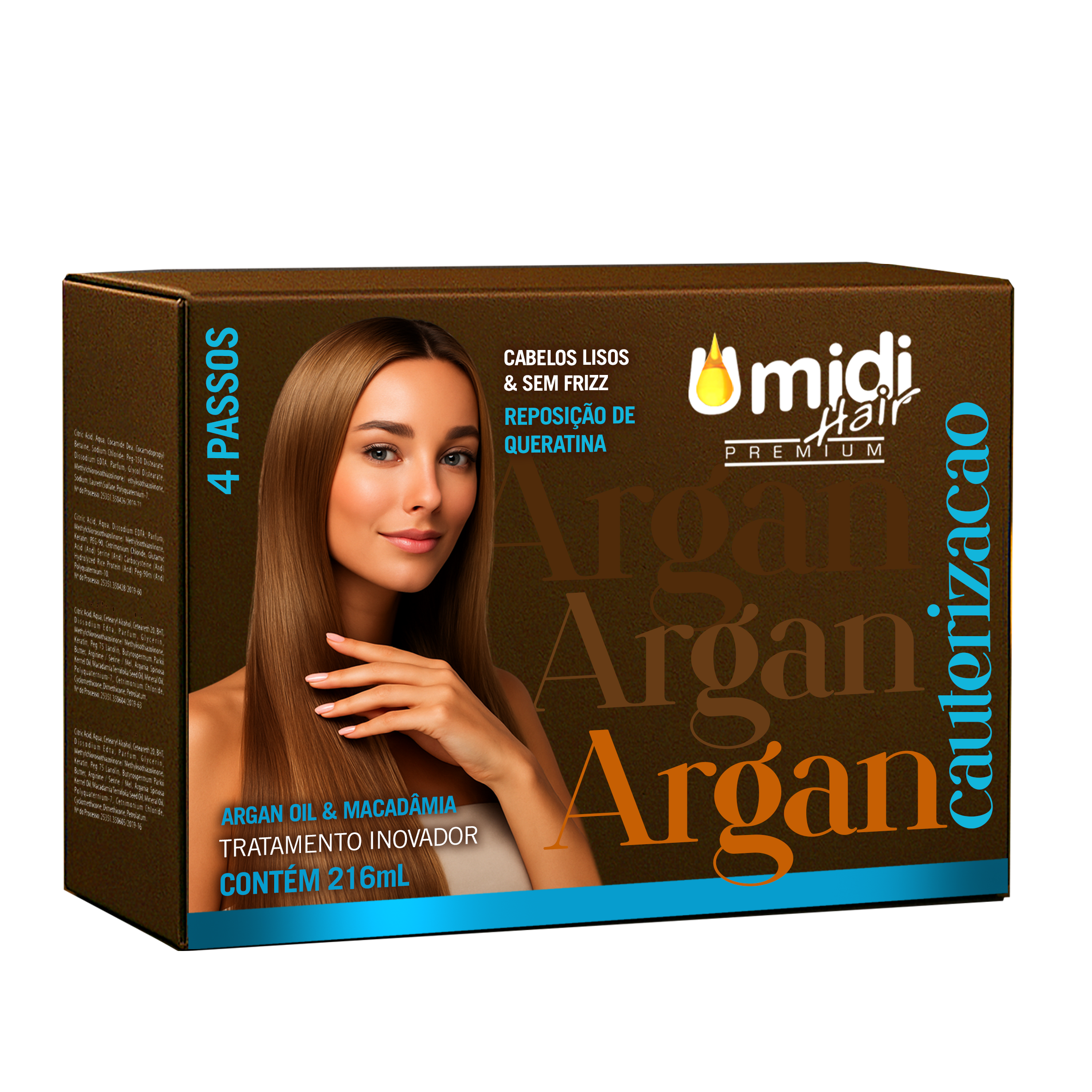 CAUTERIZAÇÃO UMIDI HAIR ARGAN 216ML