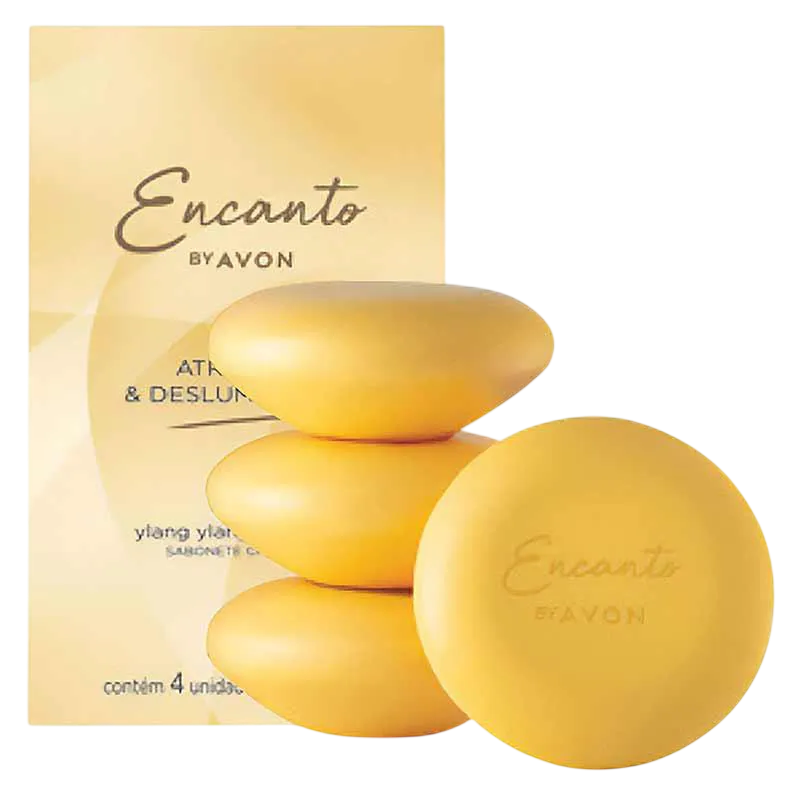 Sabonete em Barra Avon Encanto Atraente 80g - 4 Unidades