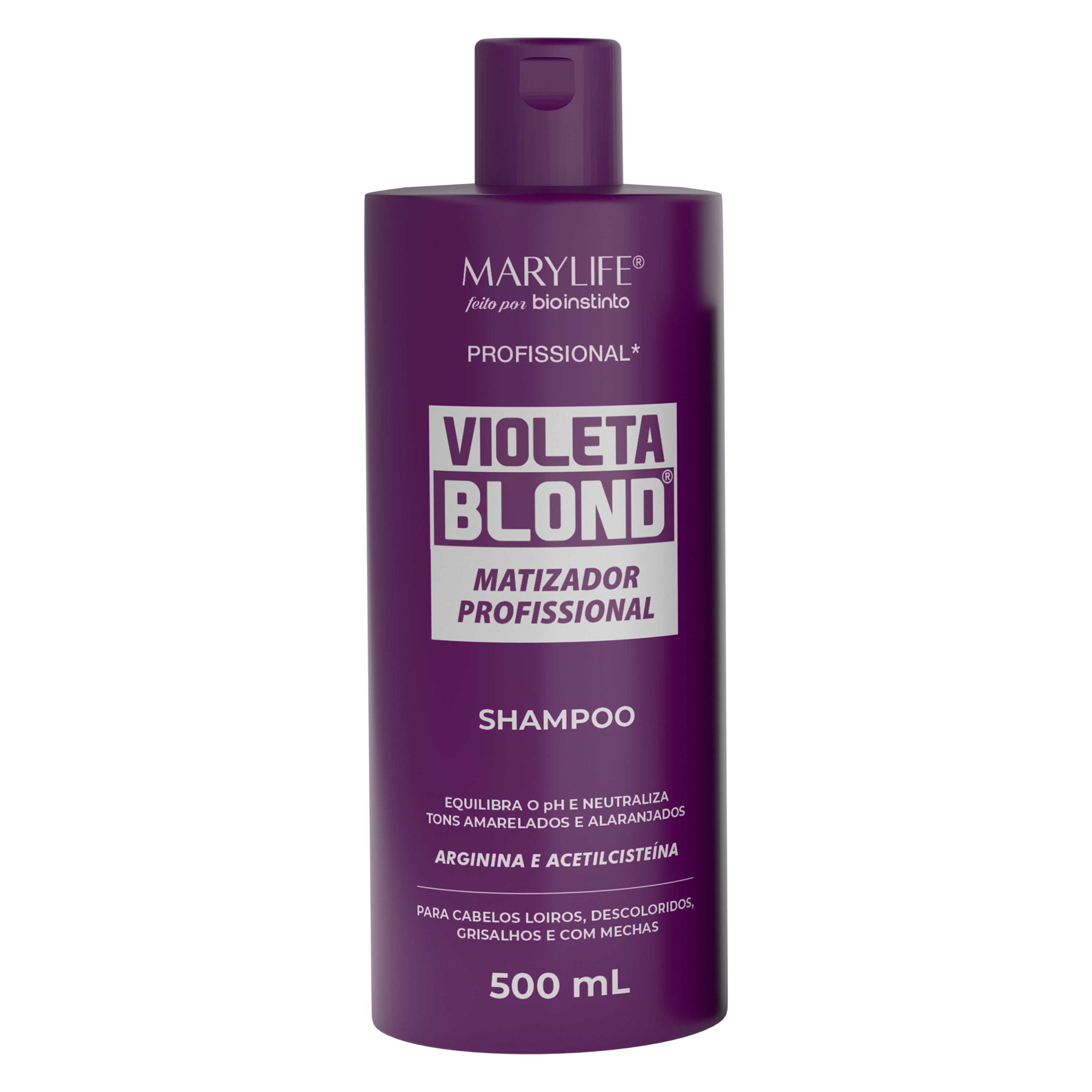 SHAMPOO MATIZADOR MARY LIFE VIOLETA BLOND 500ML