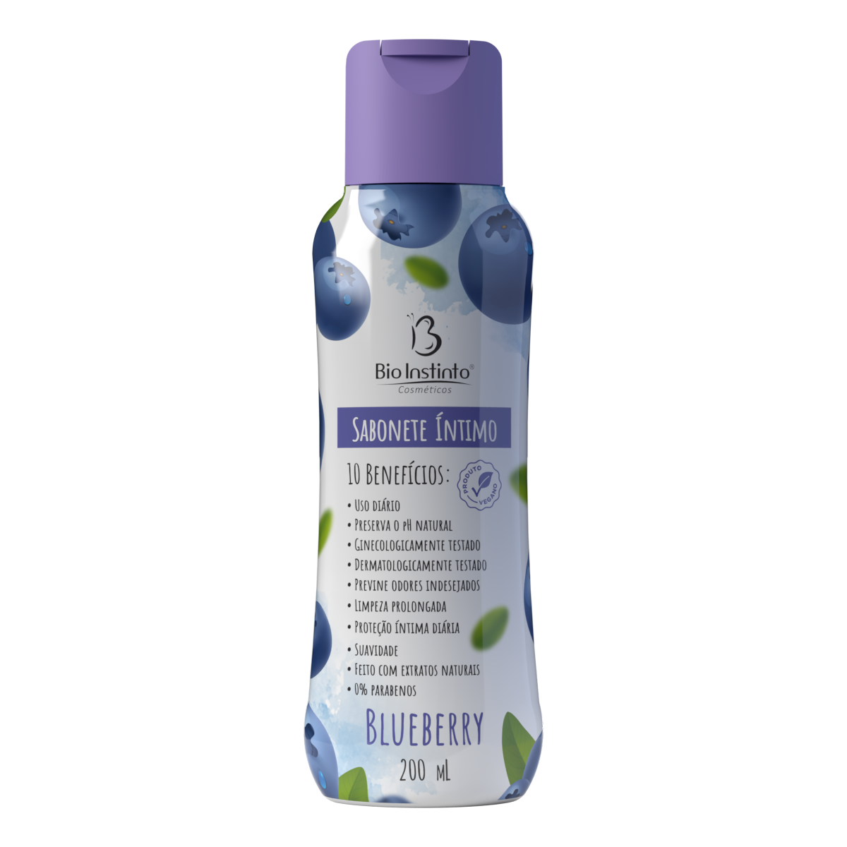SABONETE ÍNTIMO BIO INSTINTO BLUEBERRY 200ML