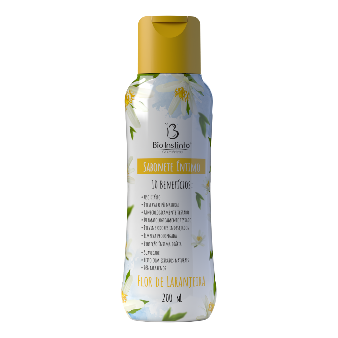 SABONETE ÍNTIMO BIO INSTINTO FLOR DE LARANJEIRA 200ML