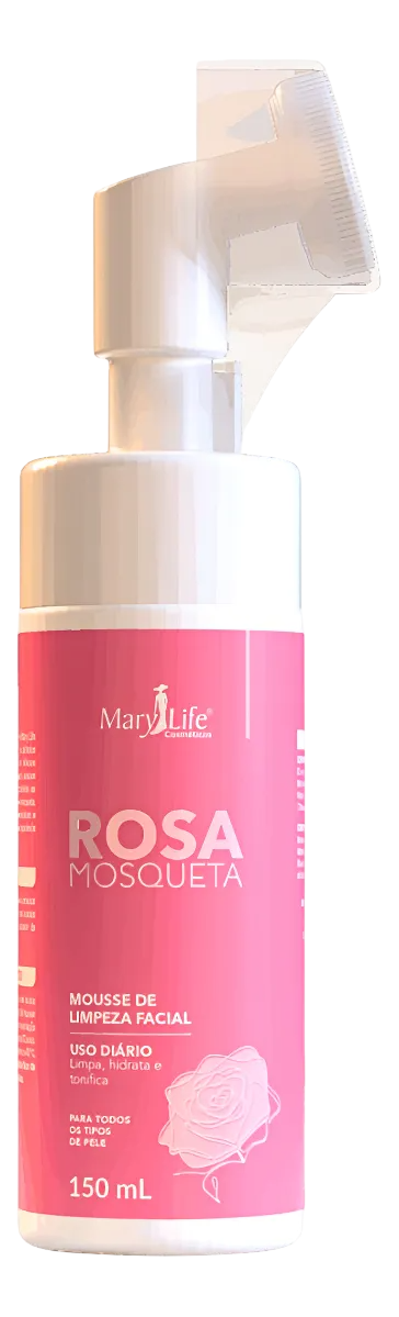 MOUSSE DE LIMPEZA FACIAL MARY LIFE ROSA MOSQUETA 150ML