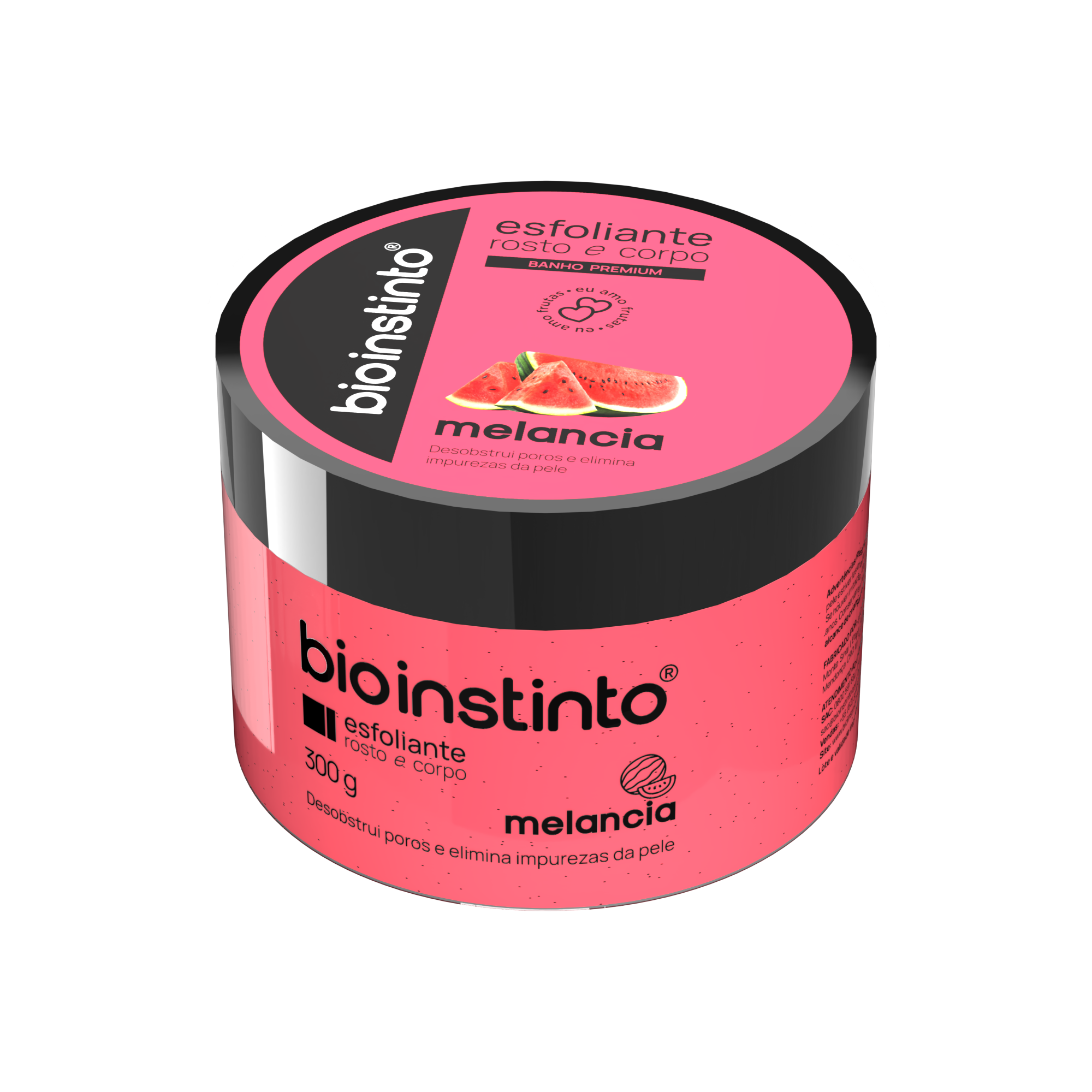 ESFOLIANTE CORPO E ROSTO BIO INSTINTO MELANCIA 300G