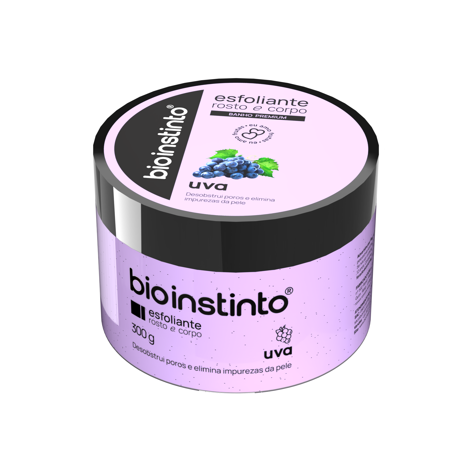 ESFOLIANTE CORPO E ROSTO BIOINSTINTO UVA 300G