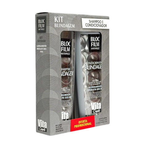 Kit Shampoo 270ml + Condicionador 250ml Muriel Blindagem