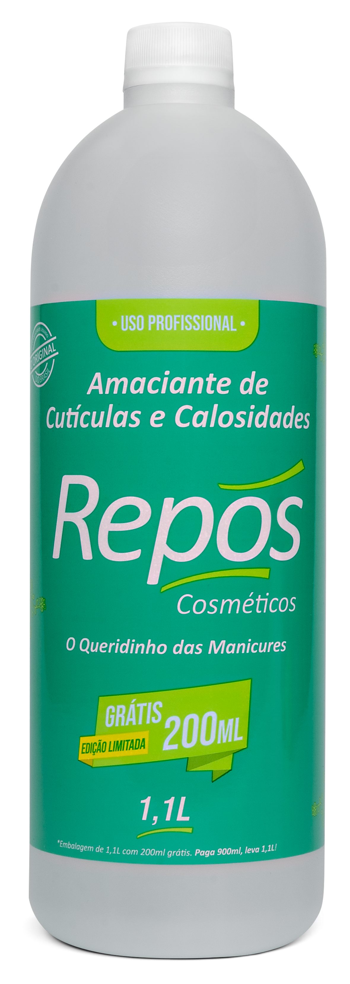 Amaciante De Cutículas e Calosidades Repós 1,1l