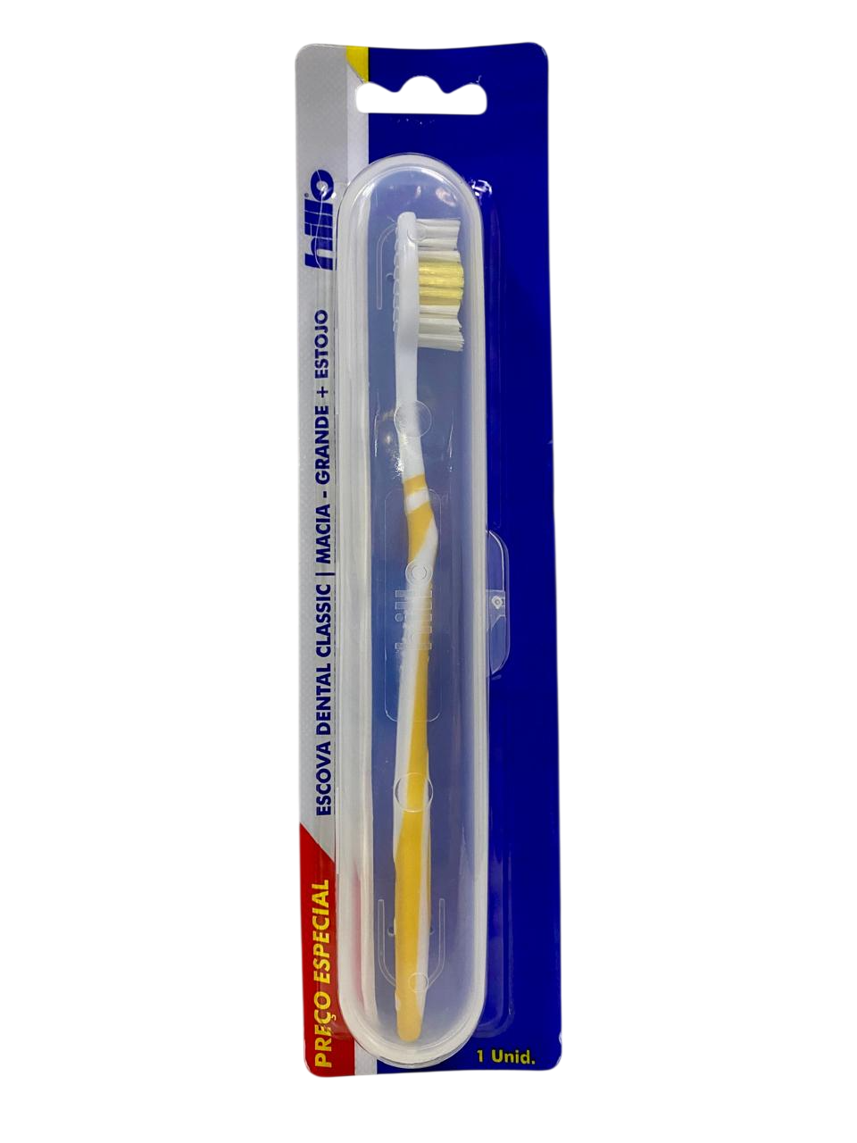 Kit Hillo Escova Dental Classic + Estojo