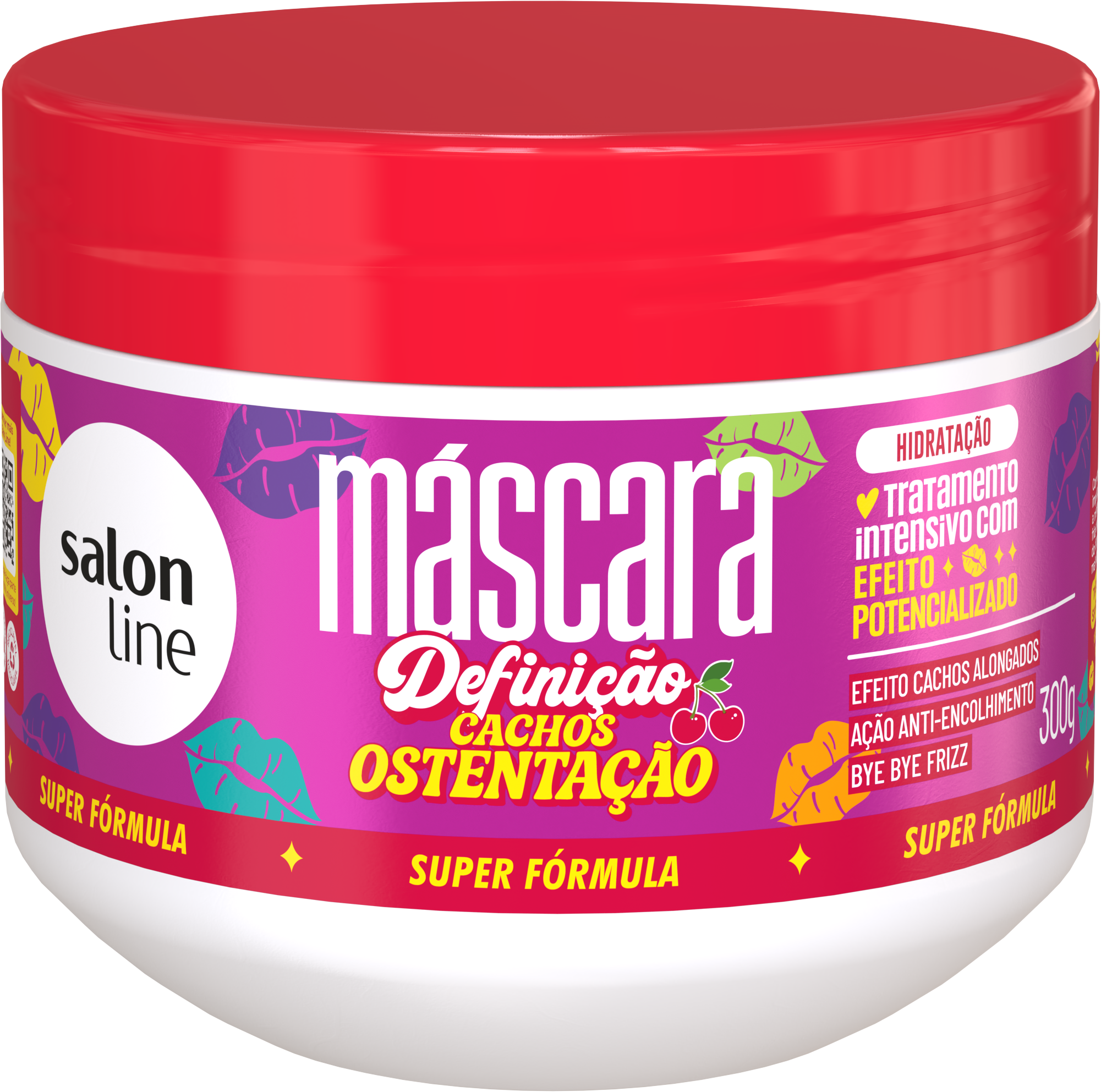 MÁSCARA SALON LINE CACHOS OSTENTAÇÃO 300G