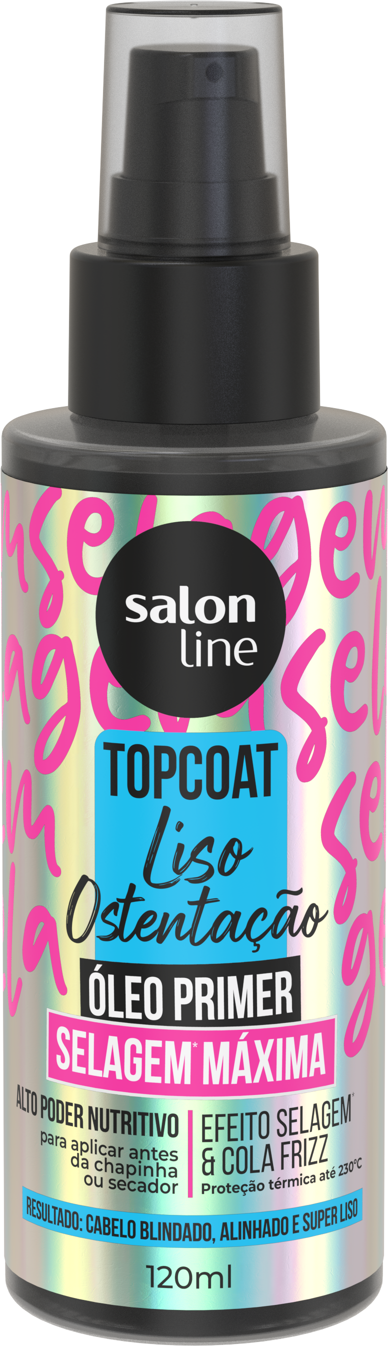 ÓLEO CAPILAR SALON LINE LISO OSTENTAÇÃO 120ML