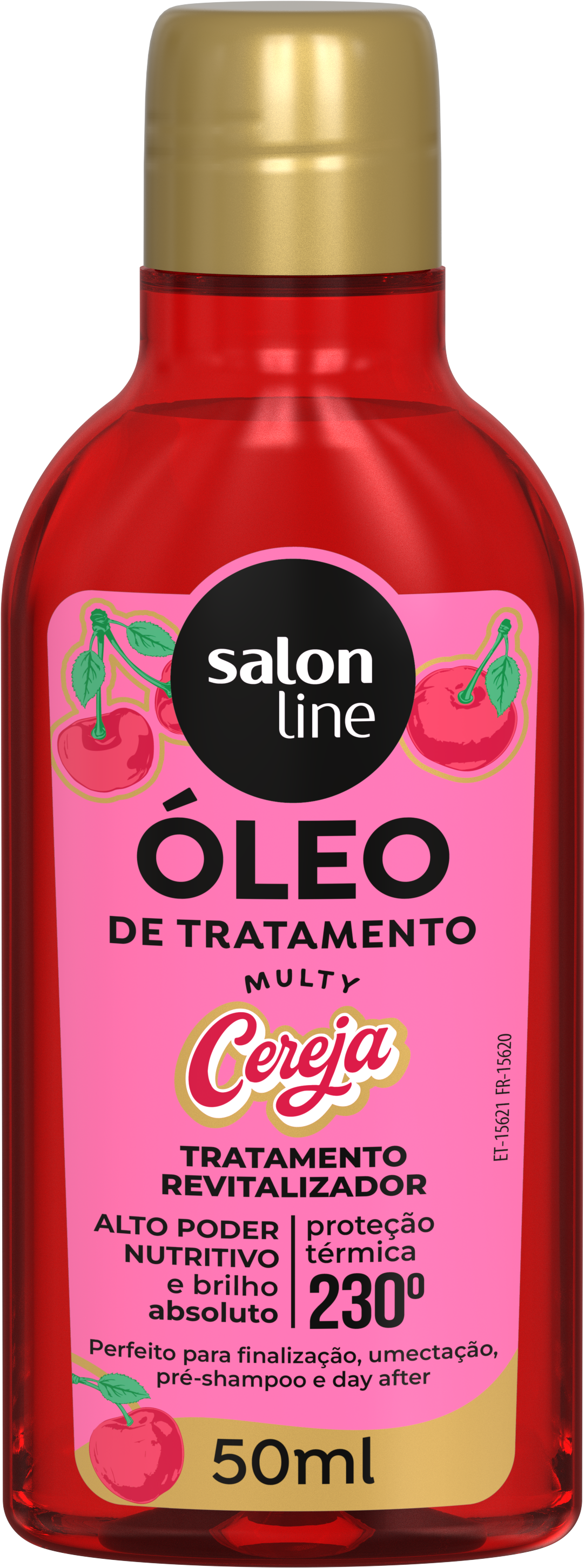 ÓLEO CAPILAR SALON LINE CEREJA 50ML