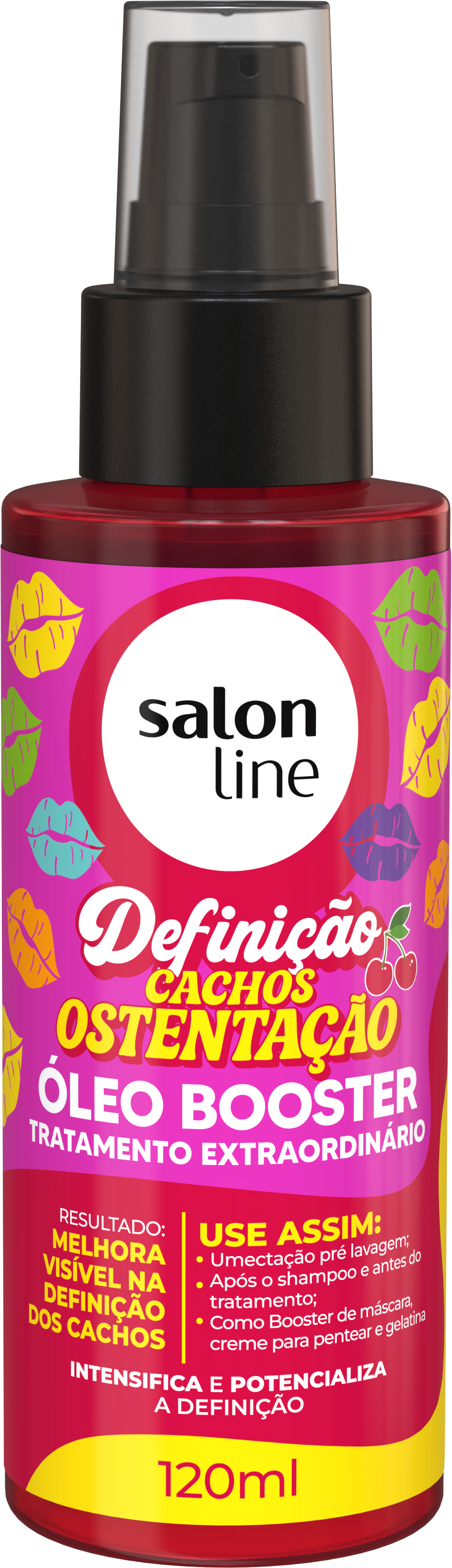 ÓLEO BOOSTER SALON LINE CACHOS OSTENTAÇÃO 120ML