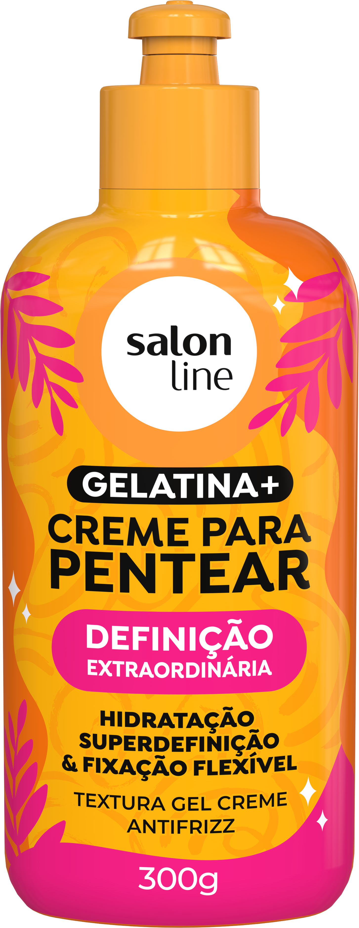 CREME PARA PENTEAR SALON LINE GELATINA+ 300G