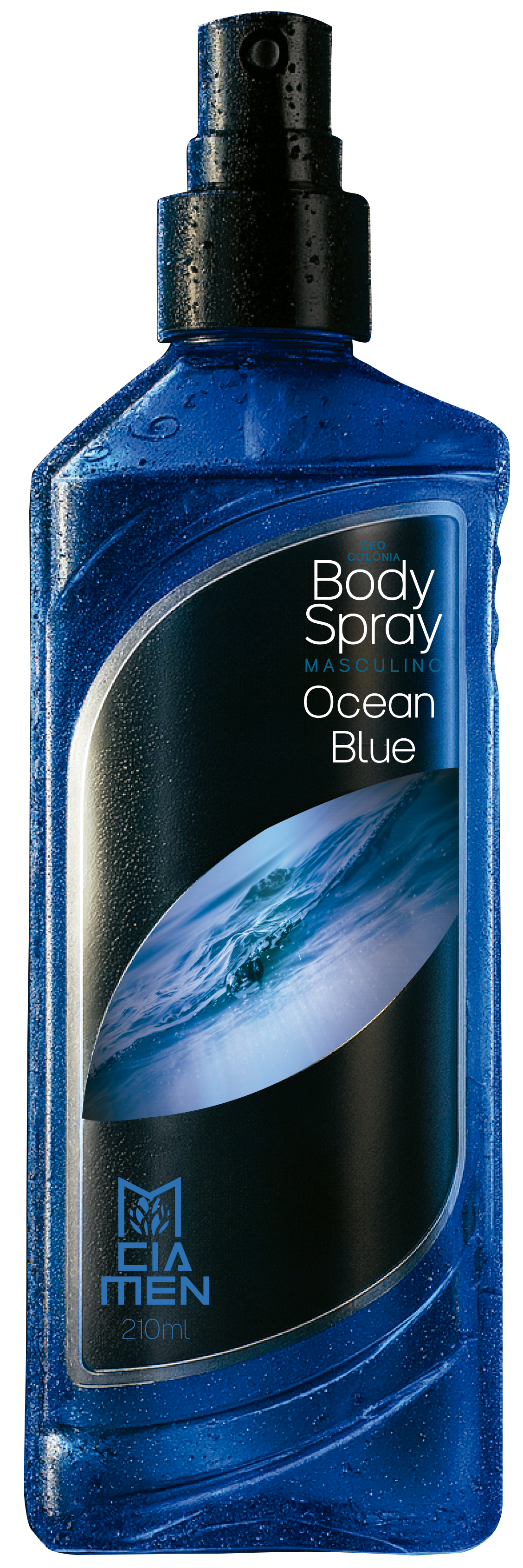 Body Spray Cia da Natureza Cia Men Ocean Blue 210ml
