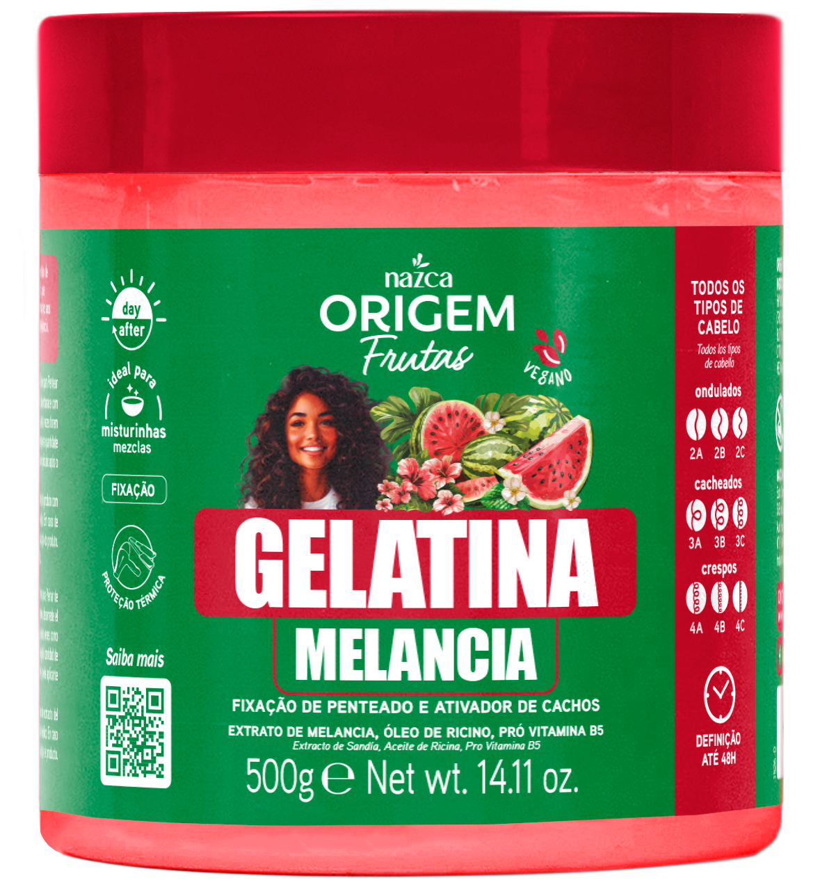 Gelatina Origem Melancia 500g