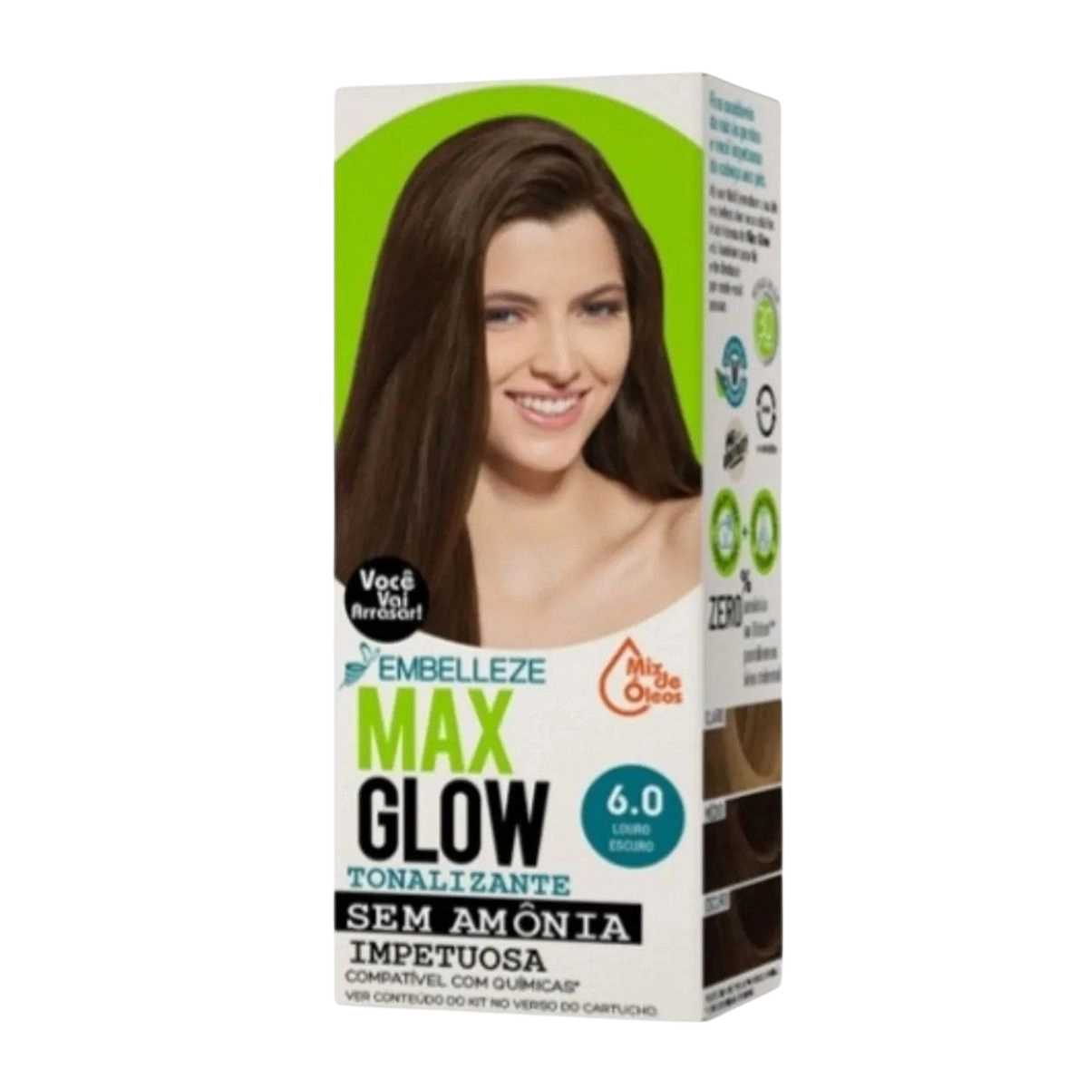 Tonalizante Max Glow Louro Escuro 6.0