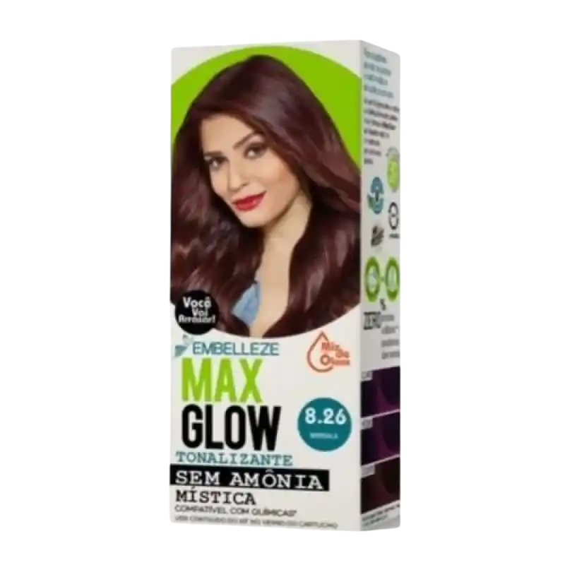 Tonalizante Max Glow Marsala 8.26