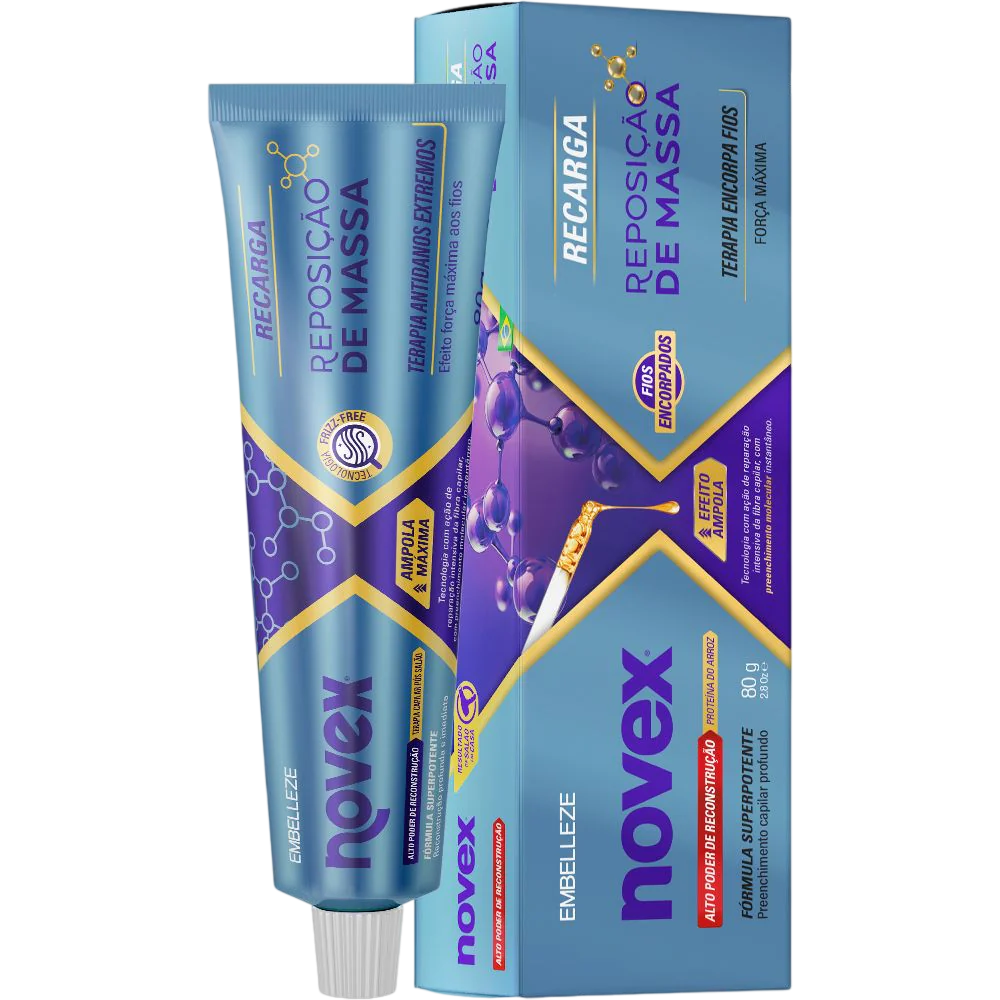 RECARGA NOVEX REPOISCAO DE MASSA 80G