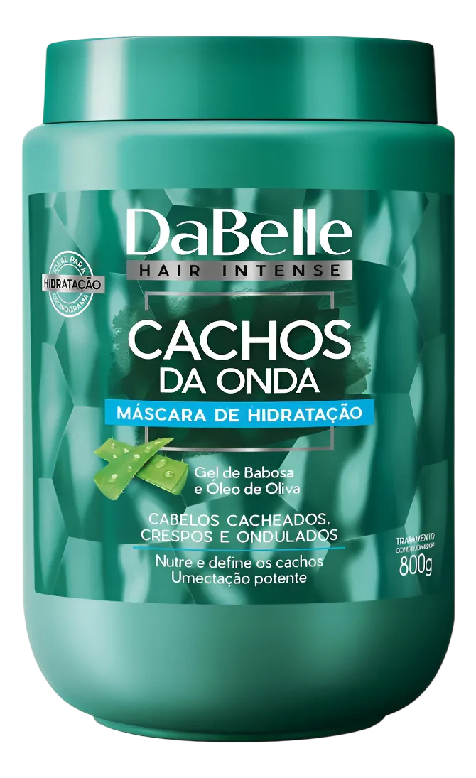 Máscara Dabelle Cachos Da Onda 800g