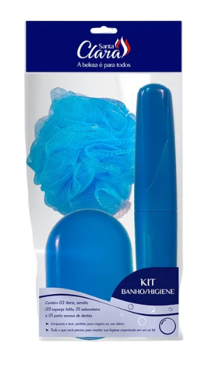 Kit Para Banho e Higiene Santa Clara C/03 Itens