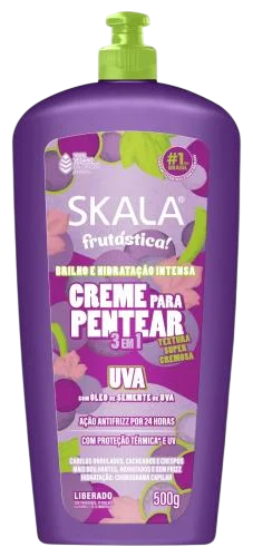 Creme Para Pentear Skala Frutástica Uva 500g