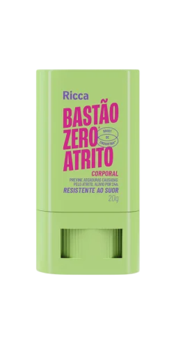 Bastão Corporal Zero Atrito Ricca 20g