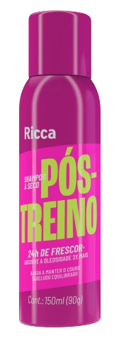 Shampoo a Seco Ricca Pós-Treino 150ml