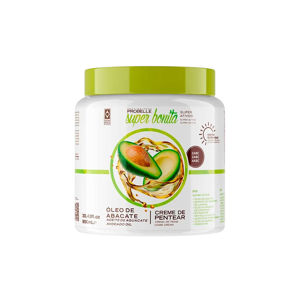 Creme para Pentear Probelle Super Bonita Óleo de Abacate 900ml