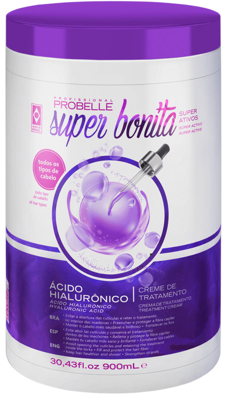 Creme de Tratamento Probelle Super Bonita Ácido Hialurônico 900ml