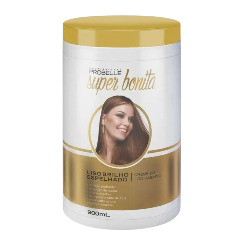 Creme de Tratamento Probelle Super Bonita Liso Brilho Espelhado 900ml