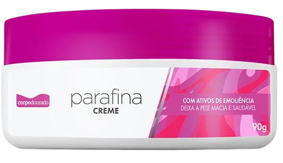 Parafina Creme Corpo Dourado 90g