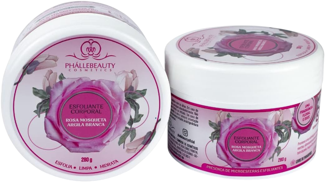 Esfoliante Corporal Phállebeauty Rosa Mosqueta 280g