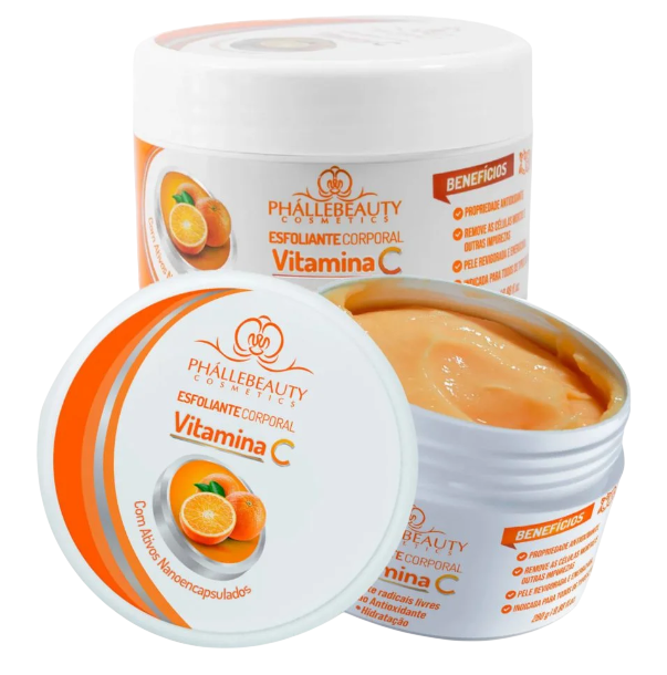 Esfoliante Corporal Phállebeauty Vitamina C 280g