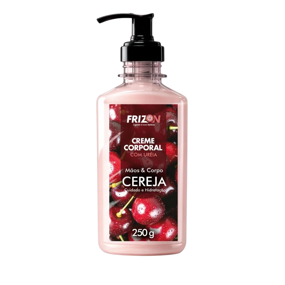 Creme Corporal com Uréia Frizon Cereja 250g