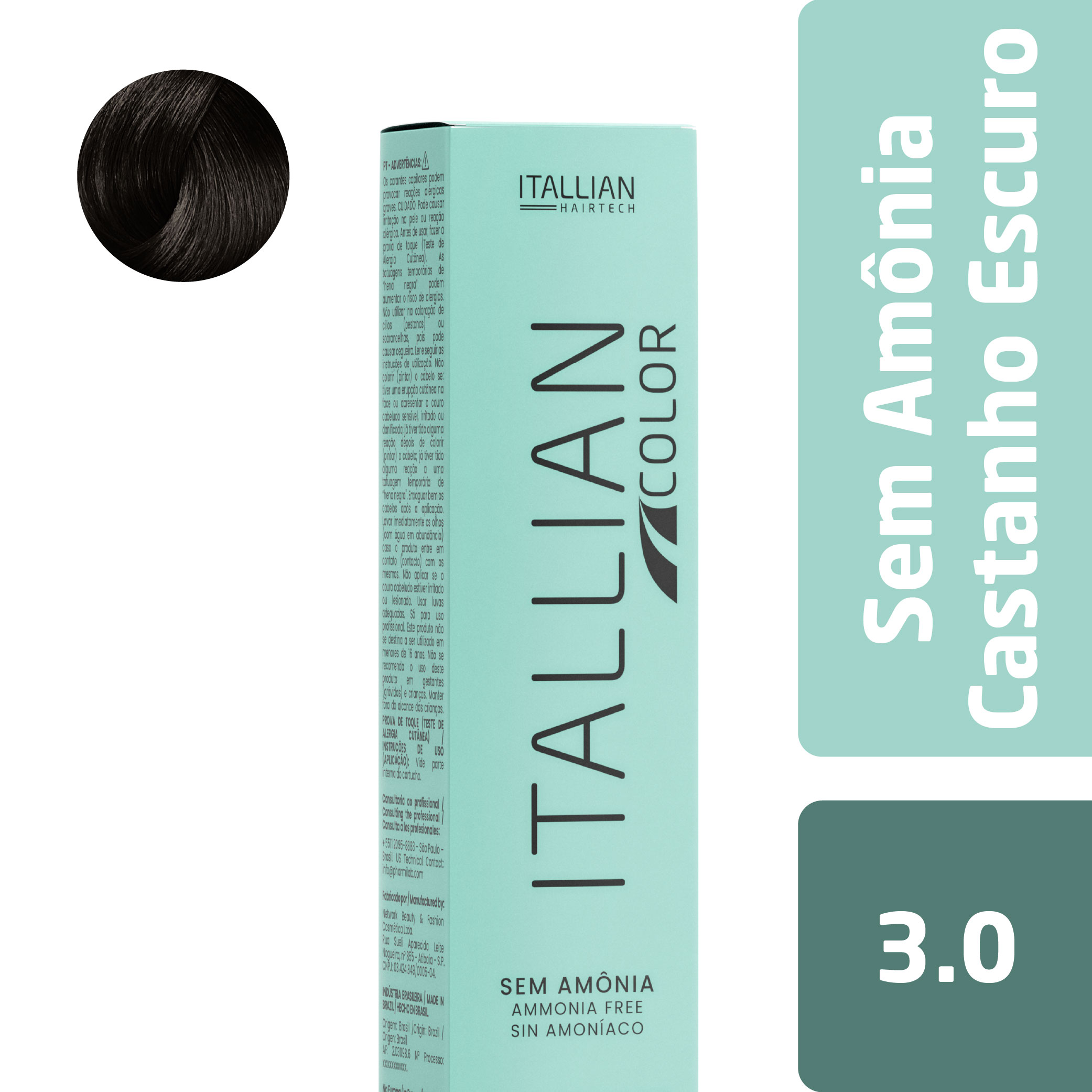 COL ITALLIAN COLOR S/AM 3.0 CAST ESCURO