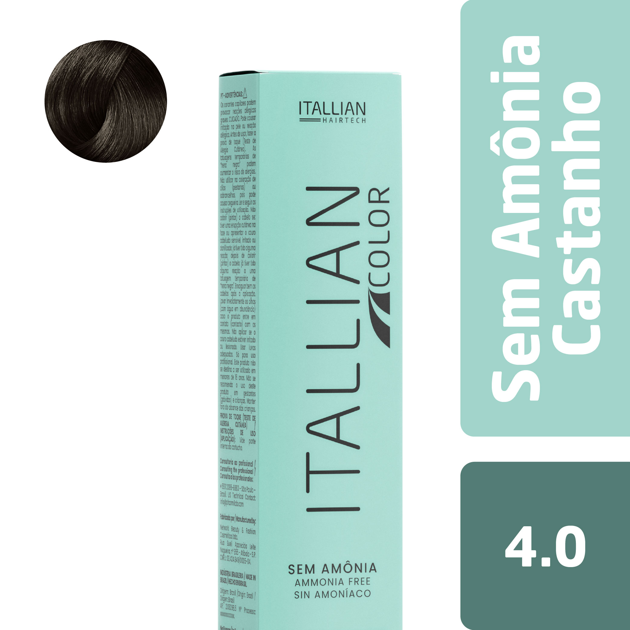 COL ITALLIAN COLOR S/AM 4.0 CASTANHO