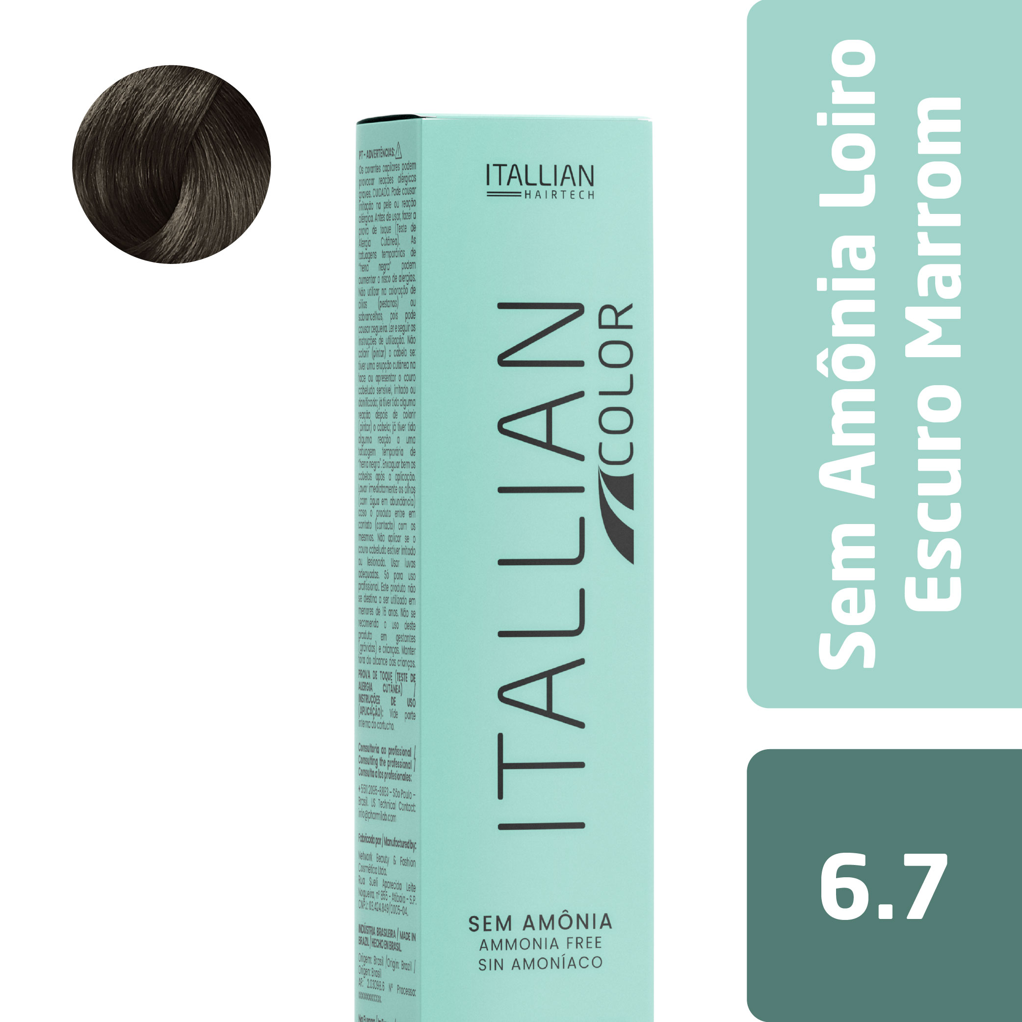 COL ITALLIAN COLOR S/AM 6.7 L.ESC.MARROM