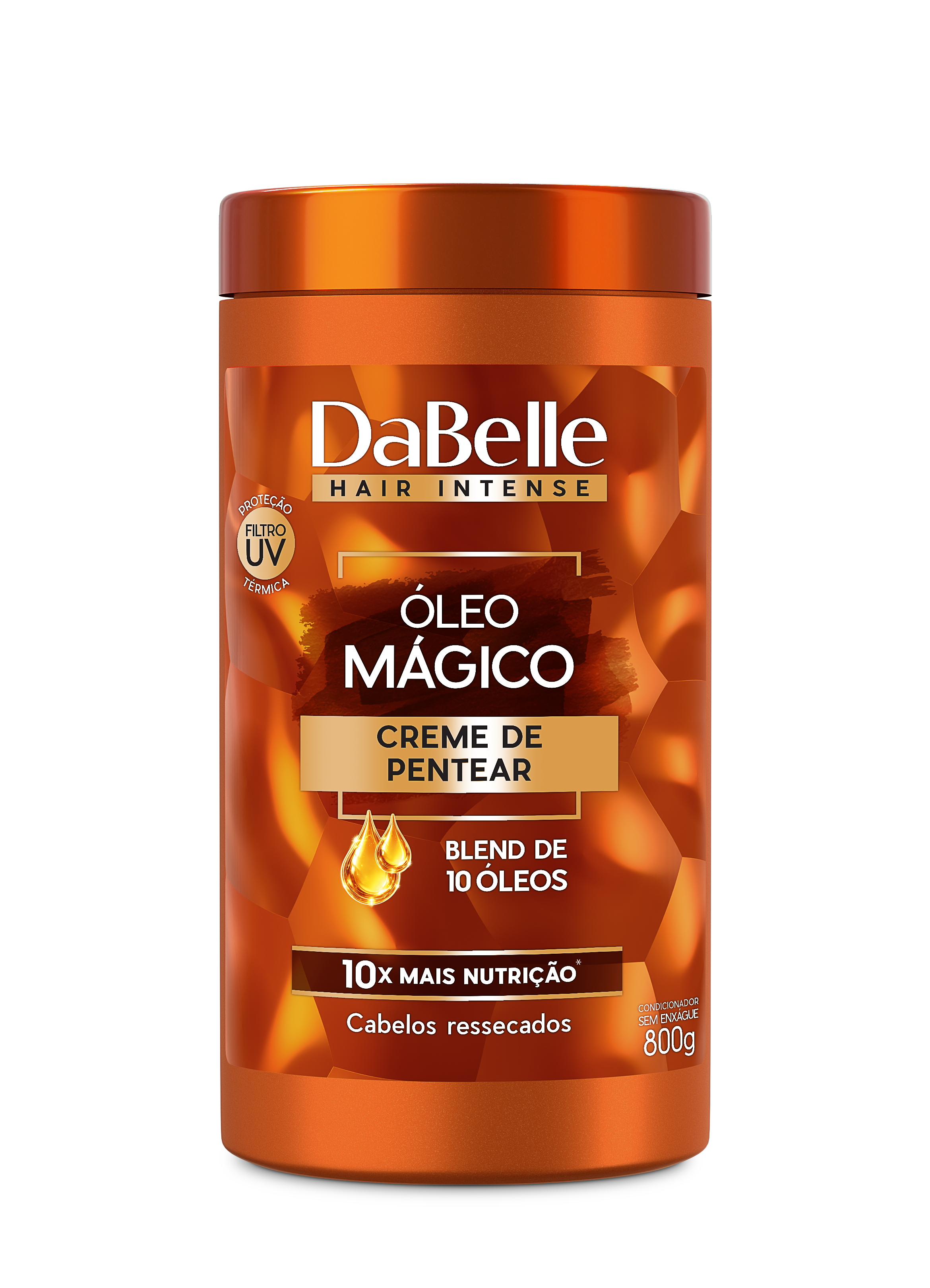 Creme de Pentear Dabelle Óleo Mágico 800g